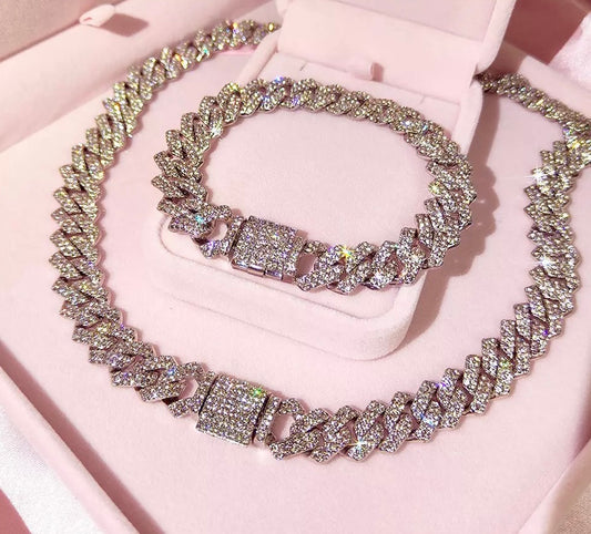 Cuban Link Jewelry Set